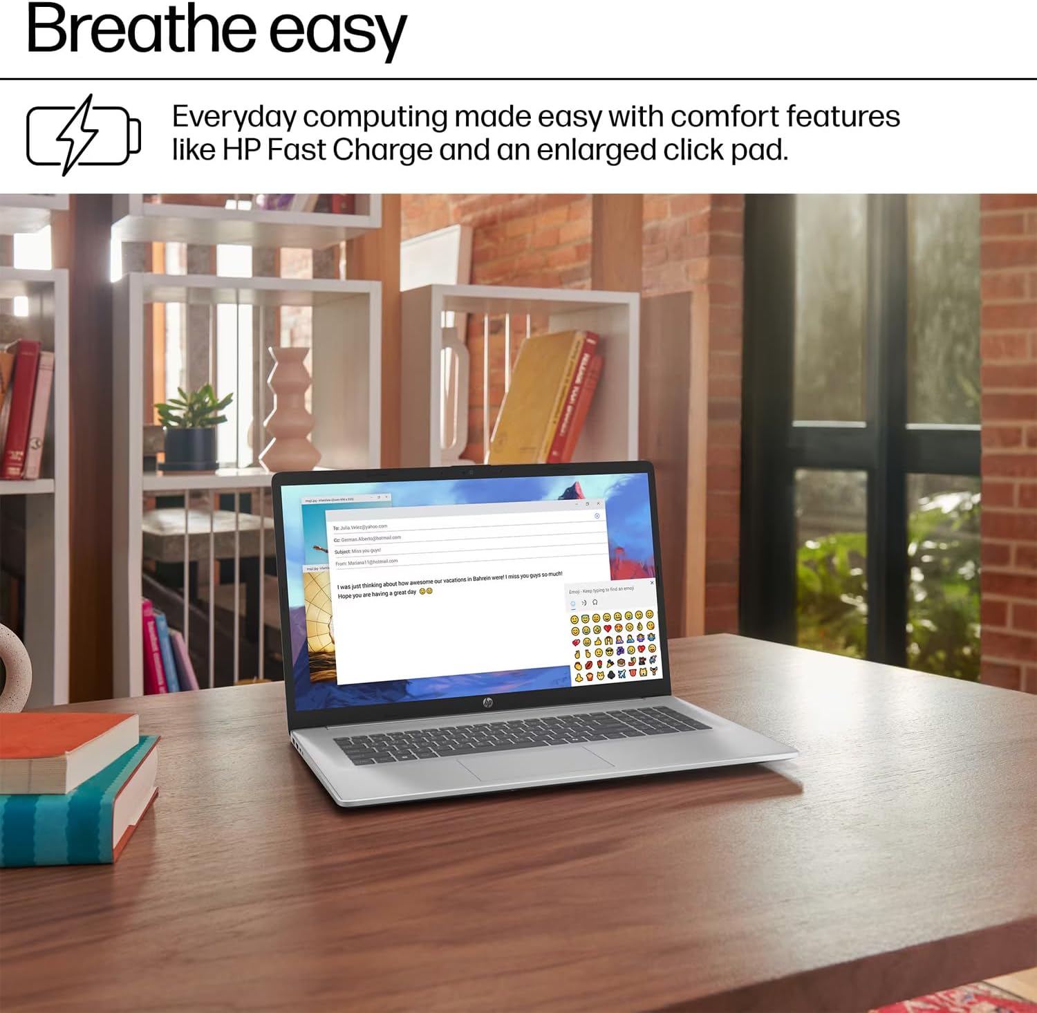 HP 17 Everyday Value Laptop 17.3" IPS FHD Display (AMD Ryzen 5 7520U, 8GB LPDDR5, 512GB SSD, AMD Radeon, WiFi 6, Webcam, Bluetooth 5.3, Win 11 Home) w/DKZ USB Port Expander