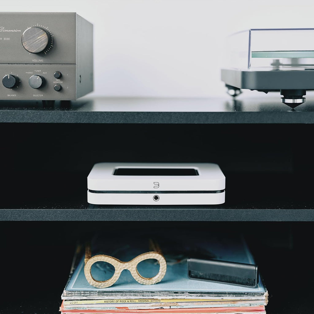 Bluesound Node Performance Multi-Room Hi-Res Wireless Music Streamer (2024 Model) - White