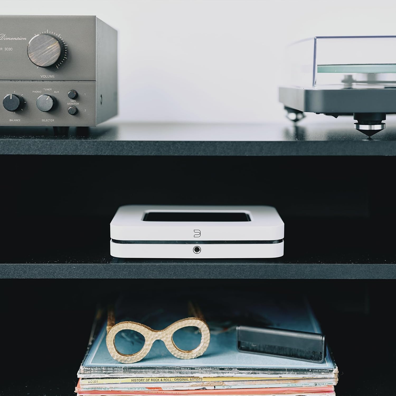 Bluesound Node Performance Multi-Room Hi-Res Wireless Music Streamer (2024 Model) - White