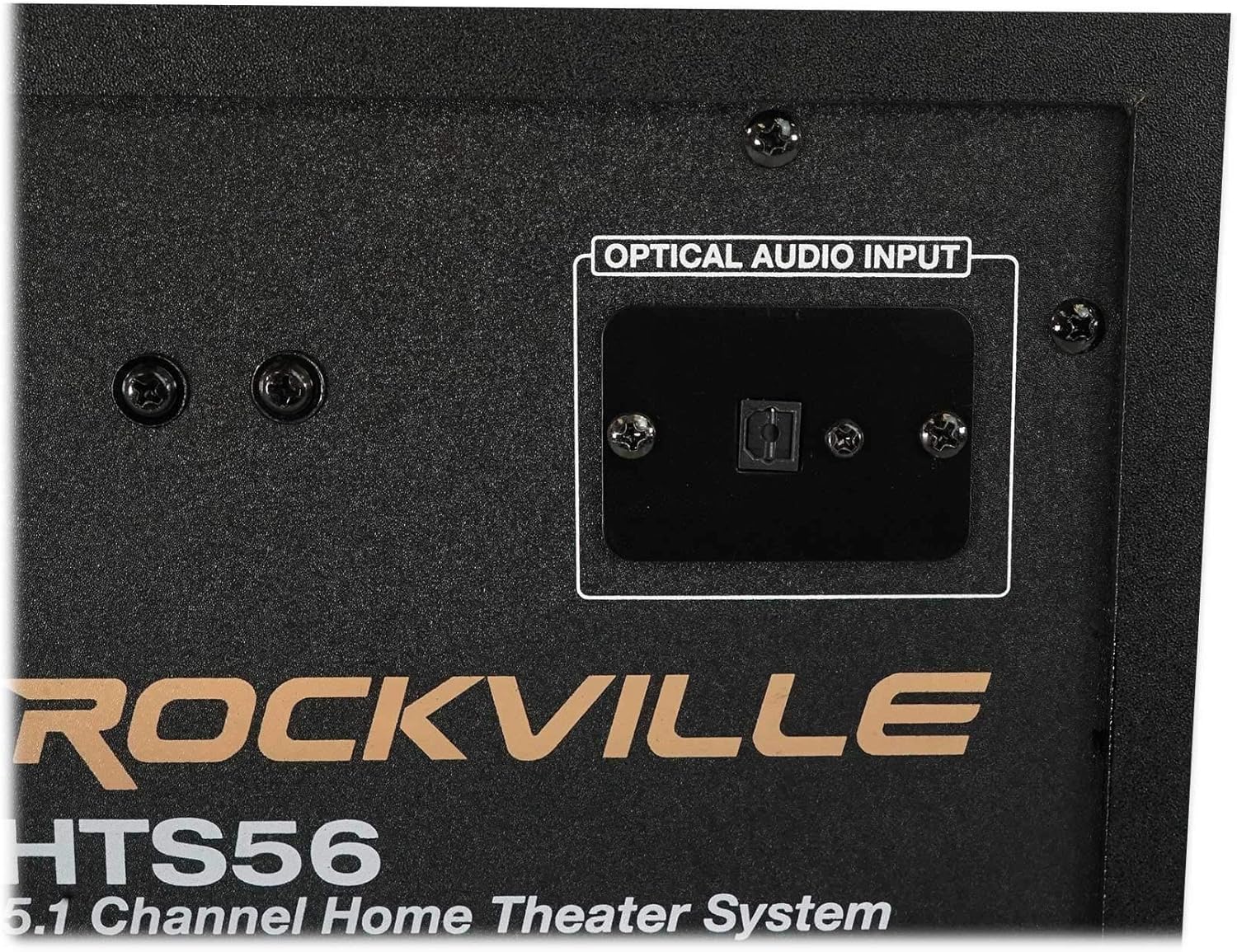 Rockville HTS56 1000W 5.1 Channel Home Theater System, Bluetooth, USB, 8" Subwoofer, LED Light Effects, Remote Control, Optical Input, for Movies, Music & Karaoke