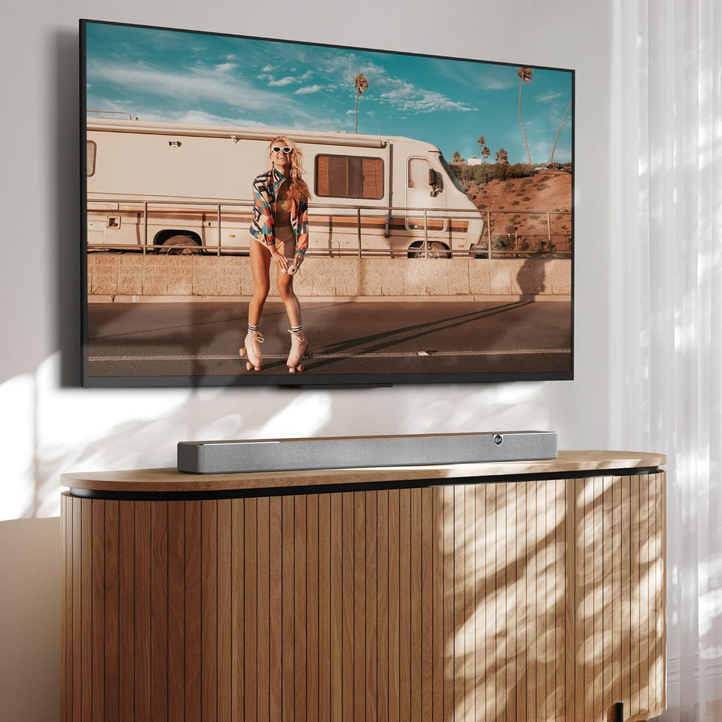 Klipsch Flexus CORE 200 3.1.2 Channel Powered by Onkyo Bluetooth Sound Bar with Dolby Atmos and Custom Tuned Bass - Walnut, 44" W