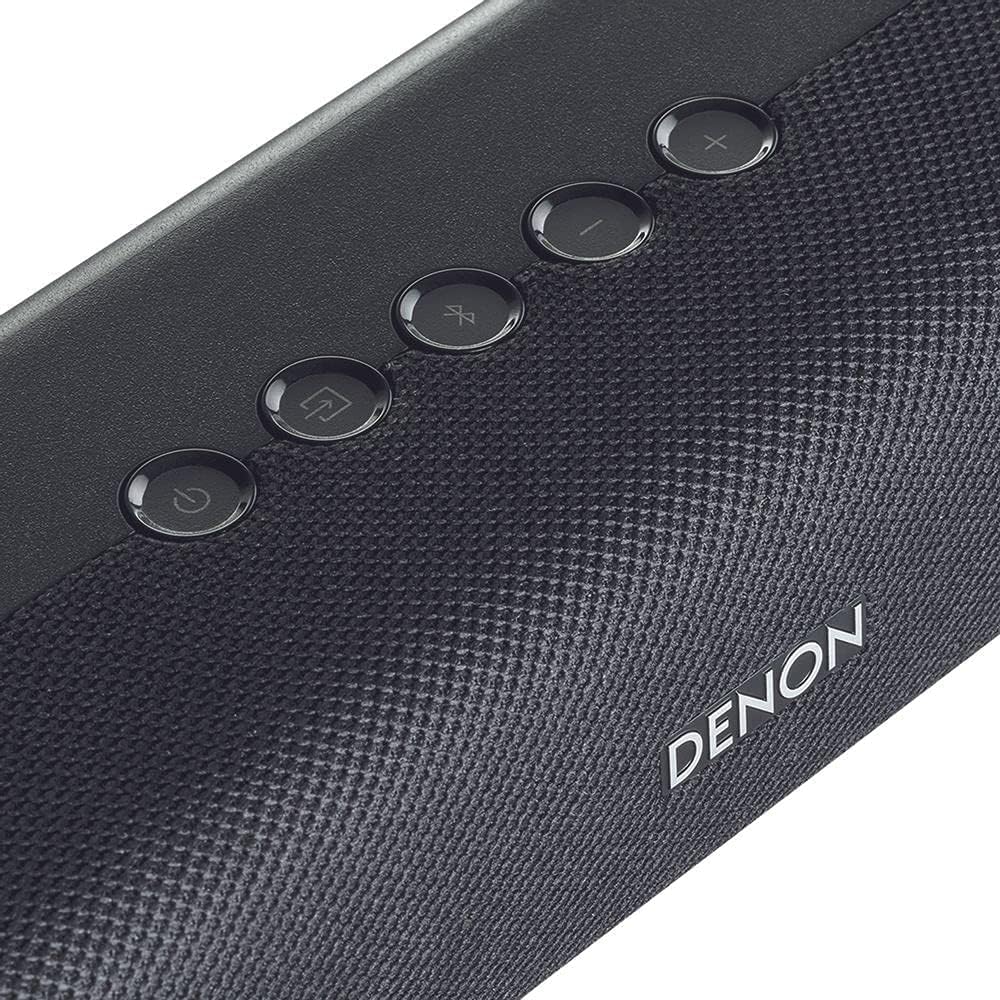 Denon DHT-S316 TV Sound Bar with Subwoofer, Wireless Home Theater Soundbar System | Virtual Surround Sound Technology | Wall-Mountable | Bluetooth Compatibility | Smart & Slim-Profile | Black