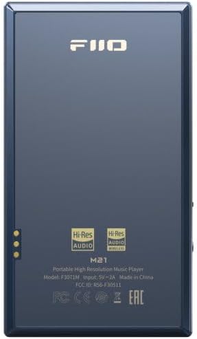 FiiO M21 Android 13 Portable Music Player MP3 Walkman Snapdragon 680 4* CS43198 DAC Chips Hi-Res Audio DSD Bluetooth LDAC (Blue-Black)