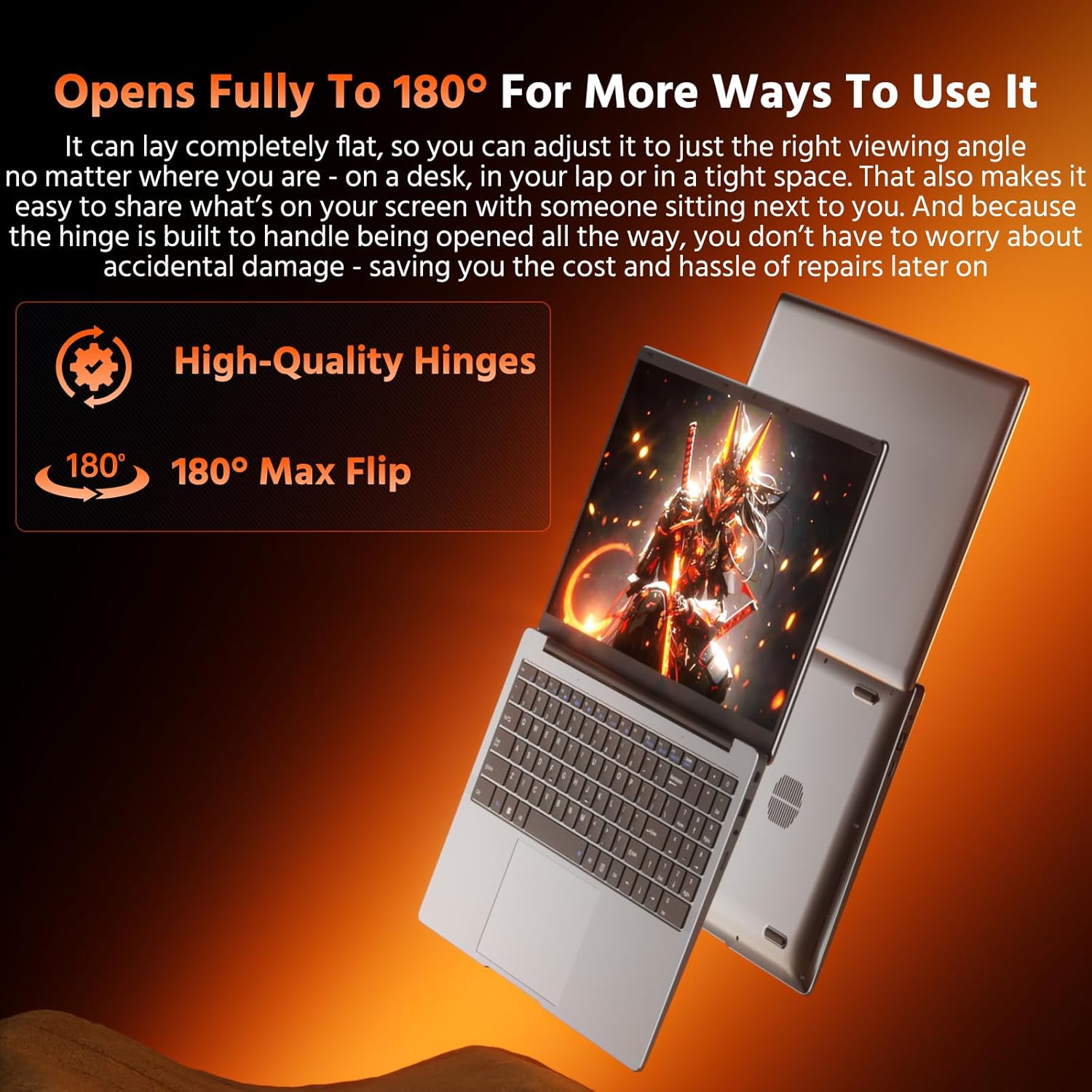 15.6" Laptop Computer Win 11 Office Suite FHD IPS sRGB Notebook 2.4G&5G WiFi BT 4.2 HDMI USB 3.0 5000mAh Battery for Home Student Business (8G+256G,N4000)