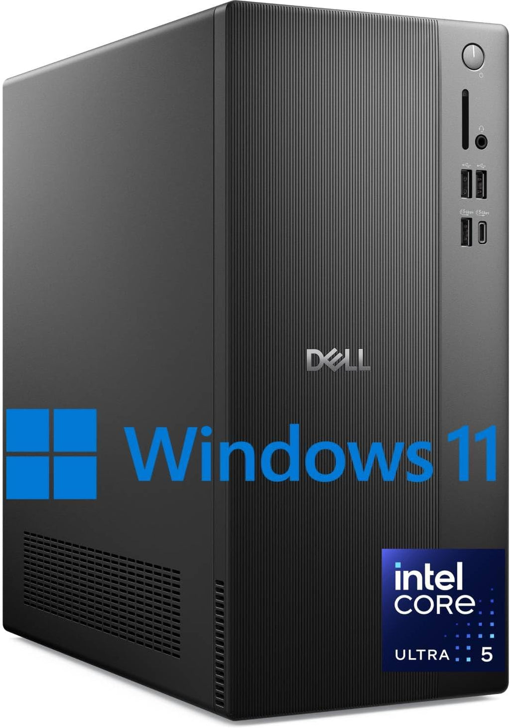 Dell 2025 ECT1250 Business Desktop - Intel Ultra 5-225, (10 Core Processor 10 Threads), 16GB DDR5 Memory, 512GB PCIe SSD, Ultra-Quiet Design, Dual 4K Monitor Support, Keyboard and Mouse, Windows 11