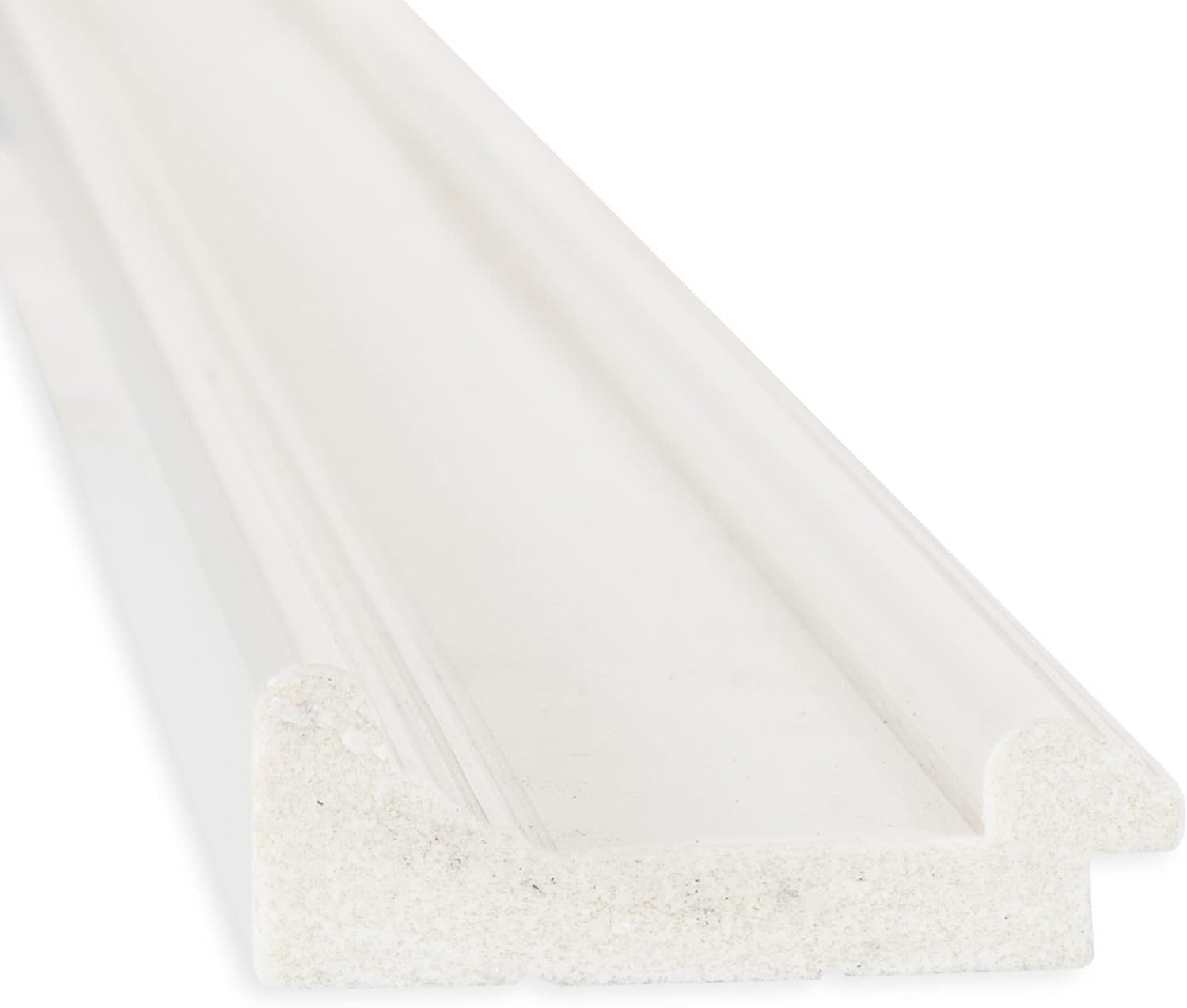 Amanti Art White Bathroom Mirror for Over Sink, 30x42 Ridge White Rectangle Vanity Mirror, Large Traditional Frame, Hangs Horizonally and Vertically, Bathroom Wall Decor, Beveled Edge