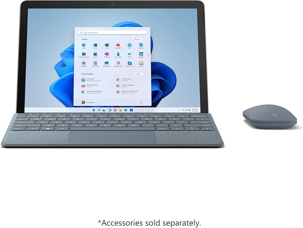 Microsoft Surface Go 2 Tablet, 10.5" IPS(1920 x 1280) Touchscreen,Intel Pentium Gold 4425Y, 4GB RAM, 64GB SSD, Windows 11 Pro (Renewed)