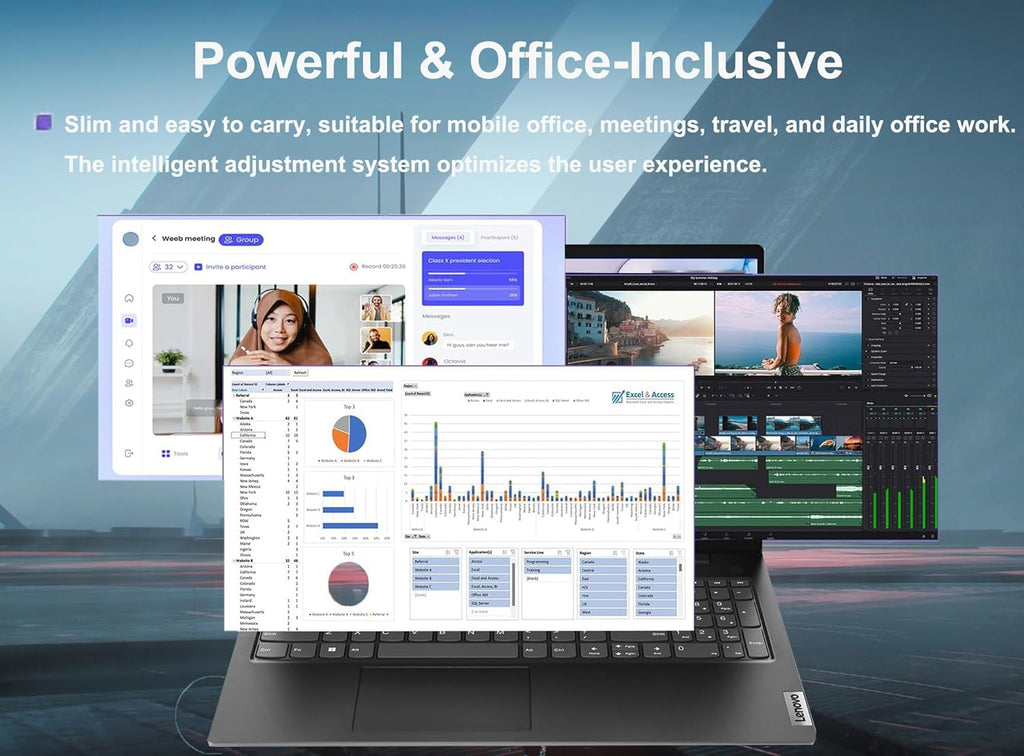 Lenovo V15 G4 15.6" Business Laptop, FHD Anti-Glare Display, Intel 10-Core i7-13620H (Beat Ultra 7 255U),16GB RAM, 512GB SSD, WiFi 6, Bluetooth 5.2, Windows 11 Pro, with 5ave 6-in-1 Accessory Kit