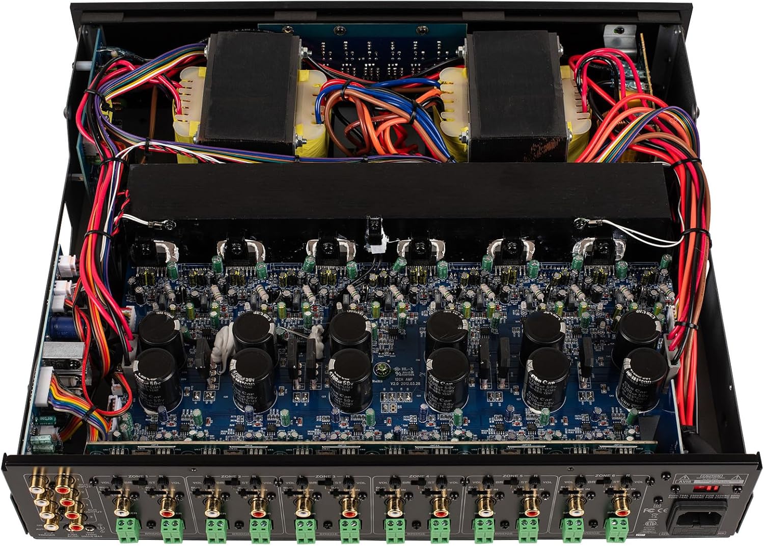 Dayton Audio MA1240a Multi-Zone 12 Channel Amplifier