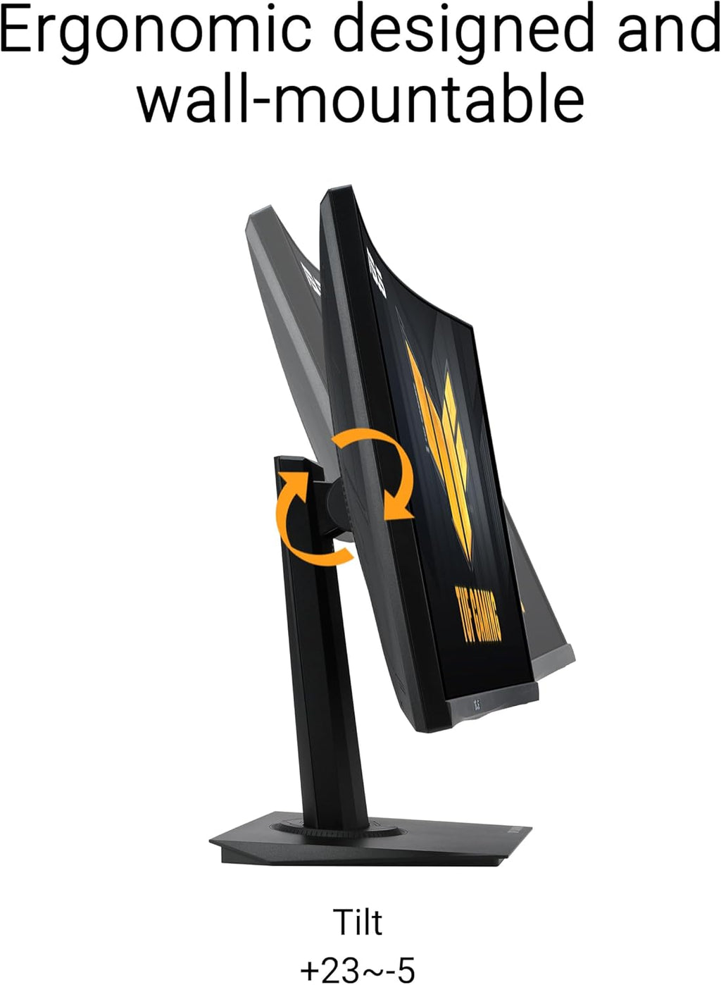ASUS TUF Gaming 24” (23.6 inch viewable) Curved Monitor (VG24VQER) – FHD, 180Hz, 1ms, DCI-P3 90%, Extreme Low Motion Blur Sync, FreeSync, Shadow Boost, Eye Care, DisplayWidget Center, 3yr Warranty