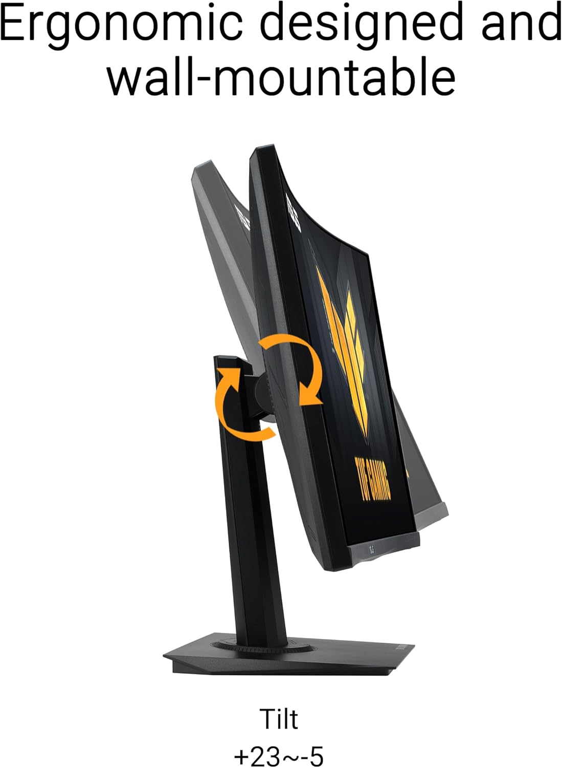 ASUS TUF Gaming 24” (23.6 inch viewable) Curved Monitor (VG24VQER) – FHD, 180Hz, 1ms, DCI-P3 90%, Extreme Low Motion Blur Sync, FreeSync, Shadow Boost, Eye Care, DisplayWidget Center, 3yr Warranty