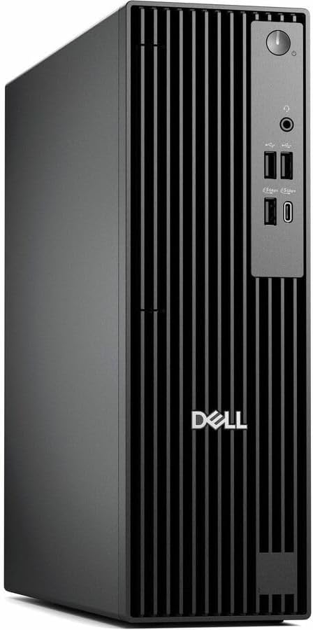 Dell Pro QCS1250 Desktop Computer - Intel Core Ultra 5 235-16 GB - 512 GB SSD - Slim PC, Windows 11 Pro - Standard Black
