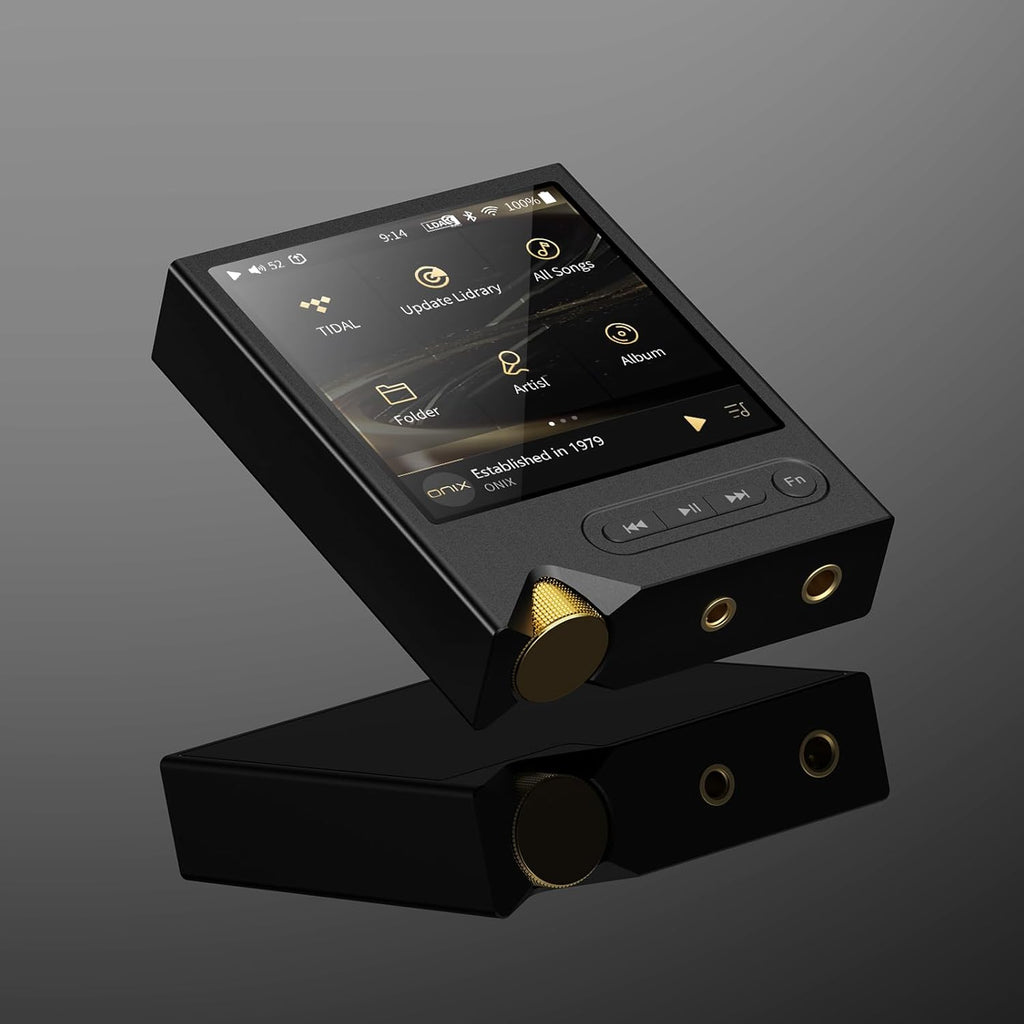 Onix XM2 Portable Audio Player, Hi-Res Lossless Music Player MP3 CS4308P 8-Channel DAC & Brighton Architecture, 800mW@32Ω, 3" OLED Touch Screen, Bluetooth 5.2, 2TB Expandable, 8.5H Battery, USB DAC