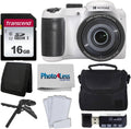 Kodak PIXPRO AZ255 Digital Camera (White), Point & Shoot Camera Case, 16GB Memory Card, USB Card Reader, Table Tripod, Accessories