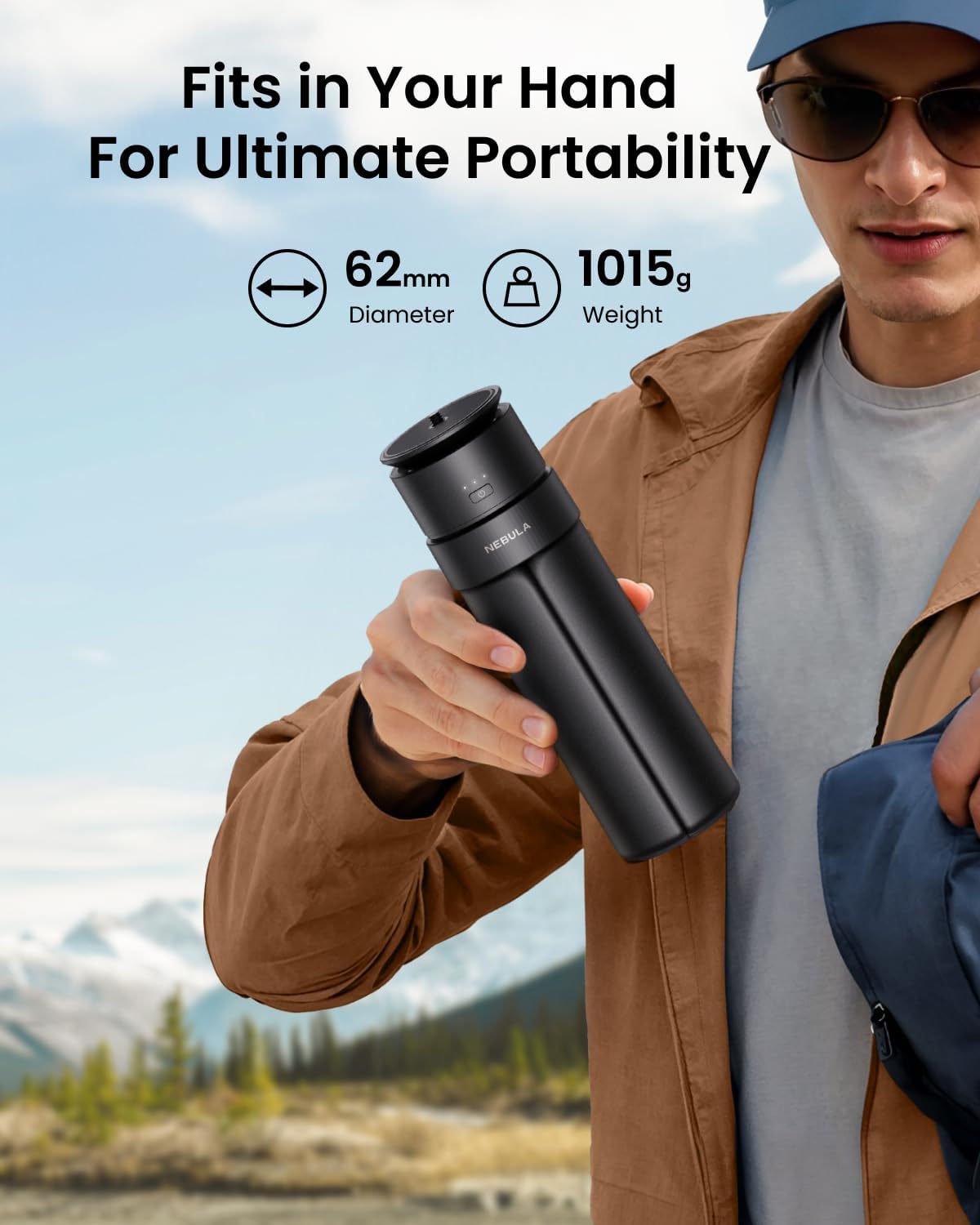Nebula Capsule 3 With Nebula Capsule Battery Tripod(Black)