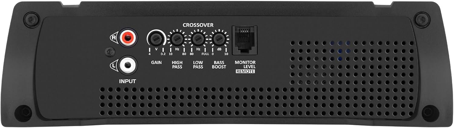 Taramps HD 3000 1 Ohm Black RGB 1 Channel Amplifier 3000 Watts RMS Digital, 108 RGB Effects, Crossover, Low/High Pass, Bass Boost, Car Audio System, Monoblock Full Range, LED Monitor Indicator, HD 3k