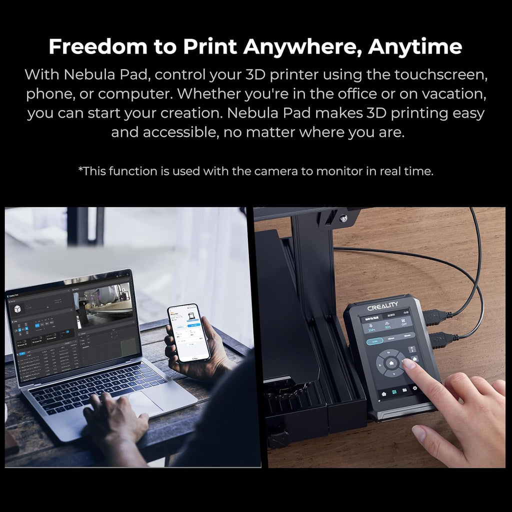 Creality Nebula Smart Kit, High-Speed Printing Nebula Pad with Nebula 3D Printer Camera 4.3 inch Touch Screen Remote Monitoring Time-Lapse Photography for Ender 3 V3 SE/Ender 3/Ender 3 Max Neo/V2/S1
