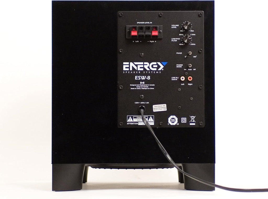 Energy 5.1 Take Classic Home Theater System (Set of Six, Black)