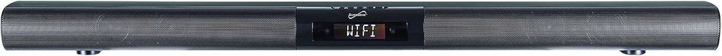 Supersonic SC-1419SBA 37-inch Premium Optical Bluetooth Soundbar System with Alexa, Multi-Room Speaker Connection, RCA Line, Optical in, Free Wi-Fi App, Large LCD Display, FM Radio, 40W RMS Output