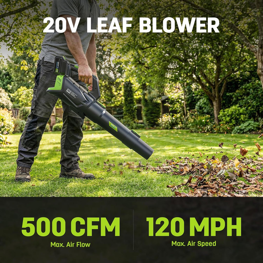 STEELITE 40V 17" Electric Lawn Mower & 12" String Trimmer & 500CFM Leaf Blower Combo Set, 3-in-1 Yard Care Kit with 3x4.0Ah Batteries & Dual Chargers