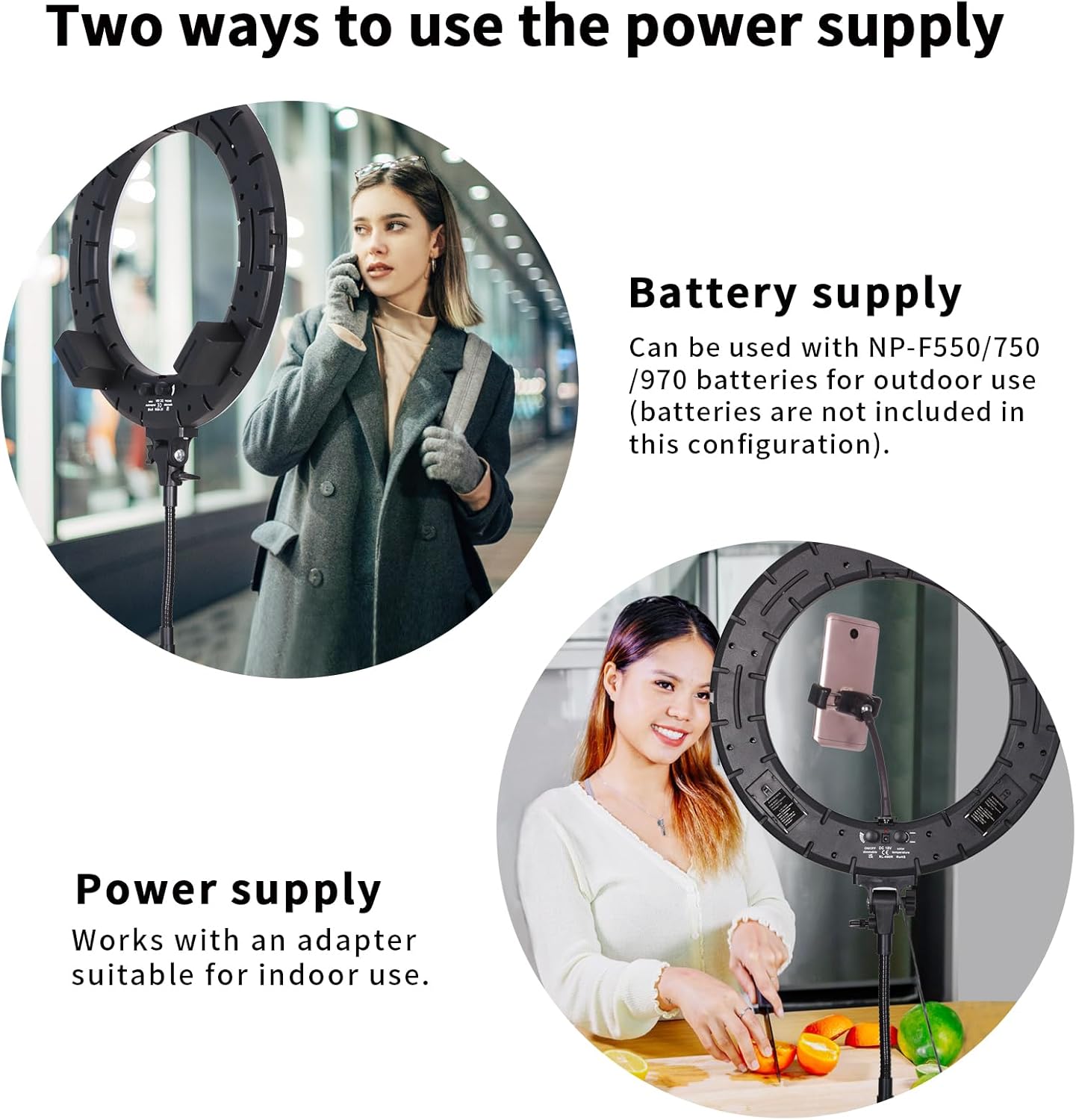 18" 60W LED Ring Light with Light Stand,Soft Tube,Phone Holder, Beauty Lighting Eyebrow Eyelash Extension Tattoo Lamp Makeup Selfie Live Streaming Dimmable Photography Studio Video Light