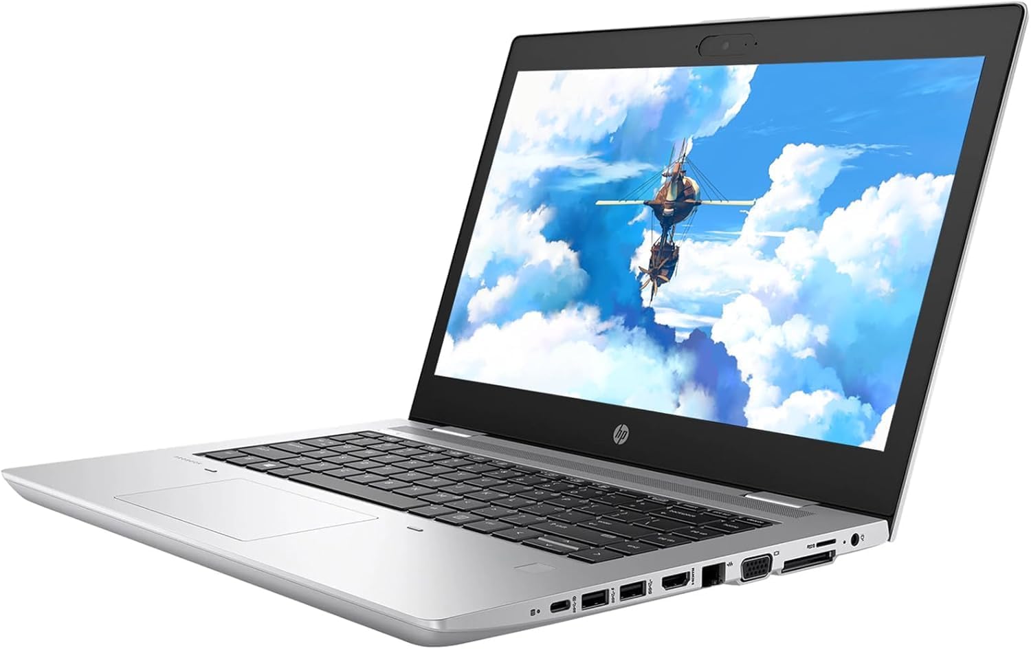 HP ProBook 640 G5 14" FHD Business Laptop, Intel Core i5-8365U up to 4.1GHz, 32GB DDR4 RAM, 1TB NVMe SSD, Fingerprint, Backlit, WiFi, Bluetooth, Windows 11 Pro (Renewed)