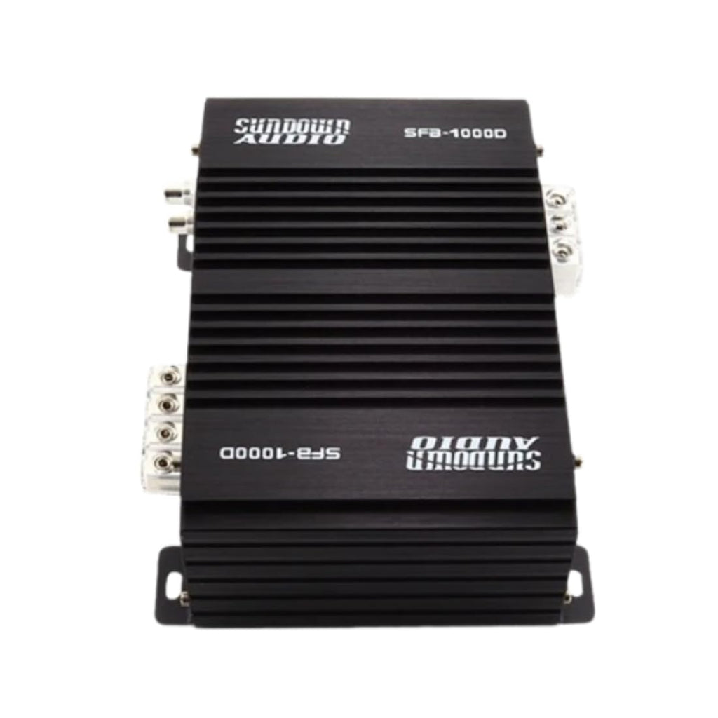 Sundown Audio Full Range Class D Monoblock Amplifier - 1000W/600W RMS 1-Ohm Stable Digital Car Audio Amp with Variable Filters, Bass Boost, Clipping Remote, 4-Way Protection (SFB-1000Dv2)