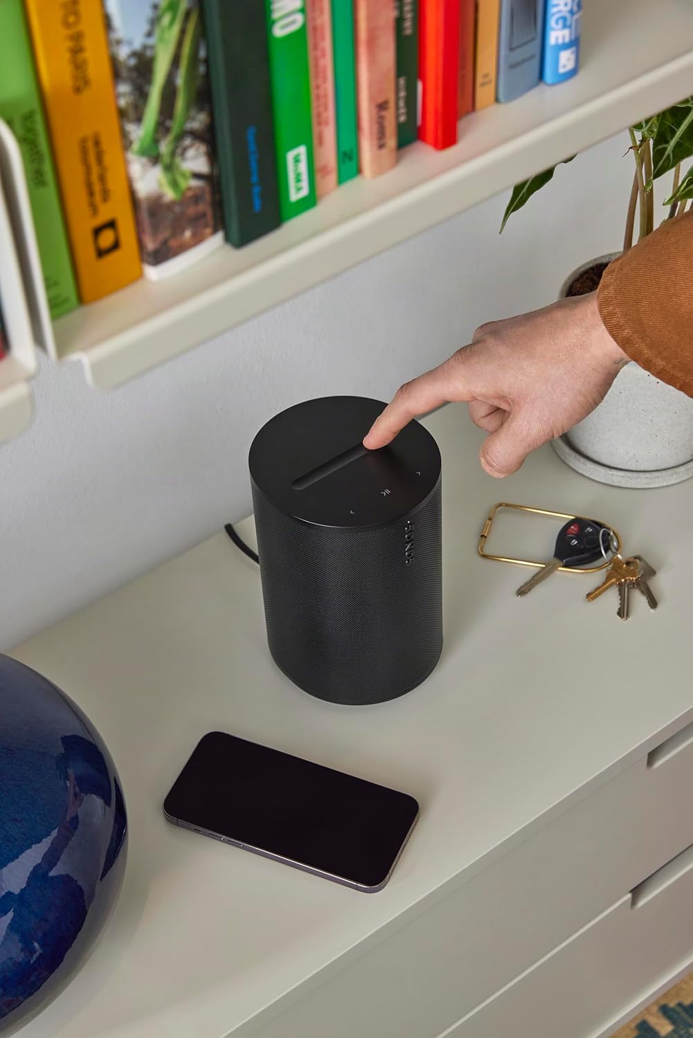 Sonos Era 100 SL - Compact, Microphone-Free Speaker with WiFi, Bluetooth - Black
