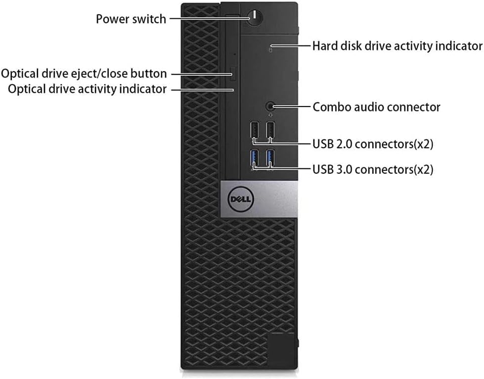 Dell OptiPlex 5040 SFF Desktop Computer PC, Intel Core i5-6500T, 8GB RAM, 256GB SSD, WiFi, Bluetooth, HDMI, Windows 11 Pro (Renewed)