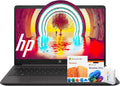HP 15 Laptop(Include 1 Year Office 365), 16GB RAM, 256GB SSD, 15.6" FHD 1080p IPS Display, AMD Athlon Silver 3050U Processor, Ethernet Port RJ-45, SD Card Reader, Windows 11 Pro, WOWPC Recovery USB