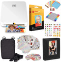 Kodak Step Slim Instant Mobile Photo Printer - Kit: 20 Pack Zink Paper, Case, Photo Album, Markers, Sticker Sets