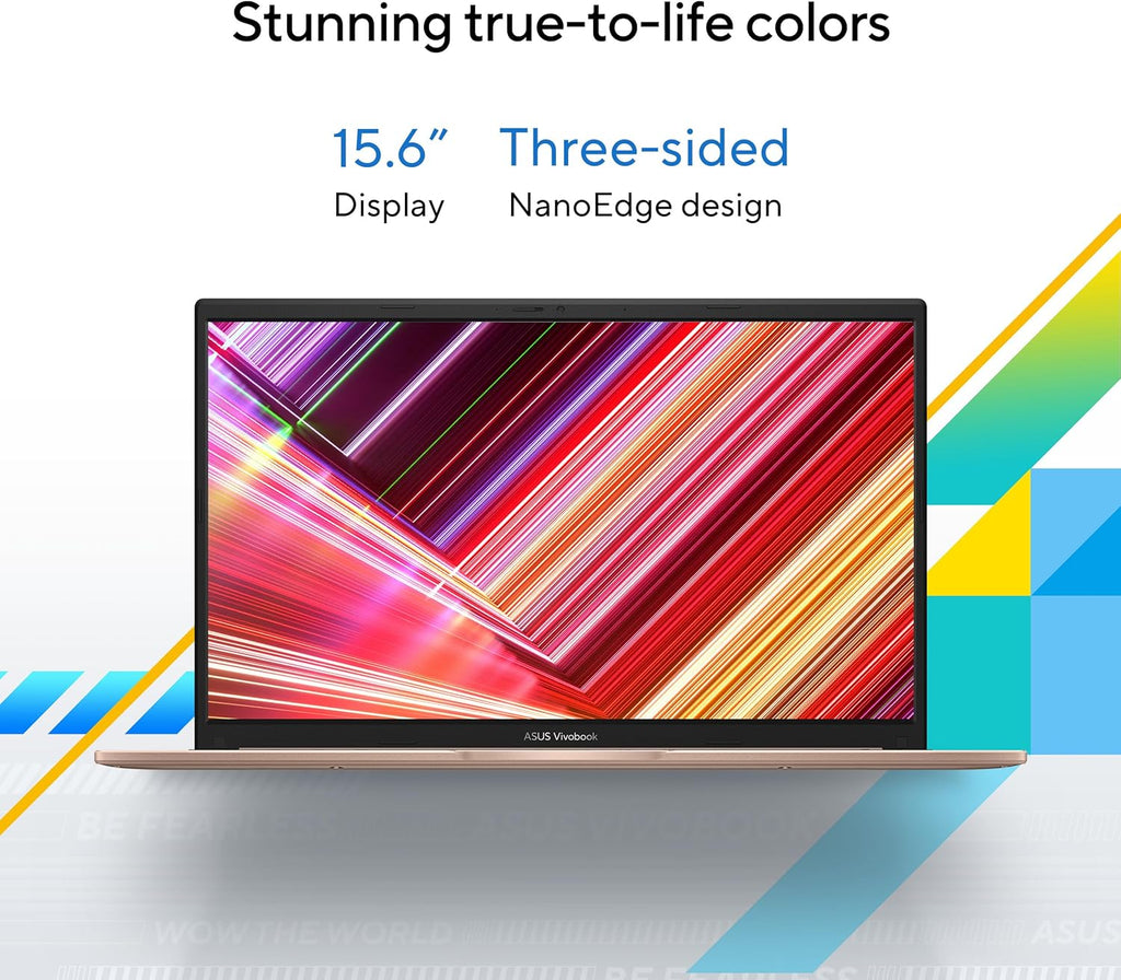 ASUS Vivobook 15 Laptop - 15.6” FHD Touchscreen - Intel® Core™ 5 120U - 16GB RAM - 512GB SSD - Windows 11 Home - Terra Cotta - F1504VAP-AB56-PK