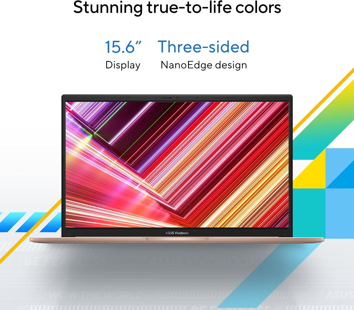 ASUS Vivobook 15 Laptop - 15.6” FHD Touchscreen - Intel® Core™ 5 120U - 16GB RAM - 512GB SSD - Windows 11 Home - Terra Cotta - F1504VAP-AB56-PK