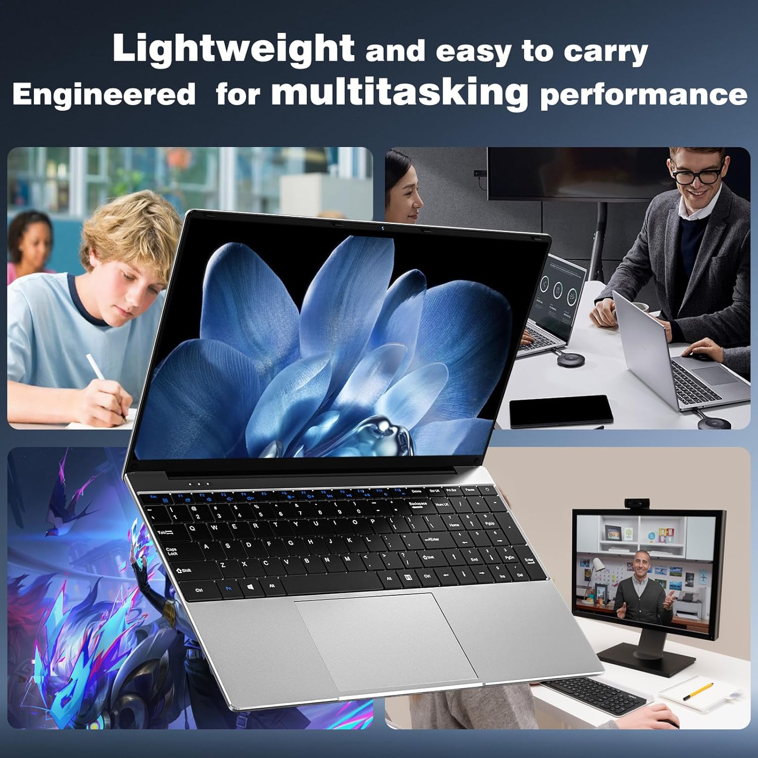 Laptop Computer, Window 11 Pro Lap Top 2026 New, 15.6 Inch Laptop PC, 8GB RAM 256GB SSD, 4425Y Processor, IPS FHD 1920*1080P, 2-Year Warranty, 5000mAh Battery, Mini HDMI, for School Business Student