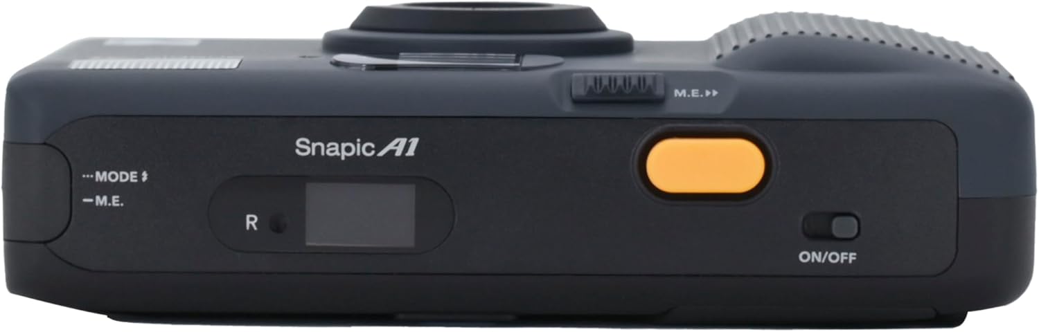KODAK Snapic A1 35mm Film Camera 35mm, Reusable, 2-Zone Focus, Lightweight, Compact (Rhino Grey) (Film & AAA Battery are not Included)