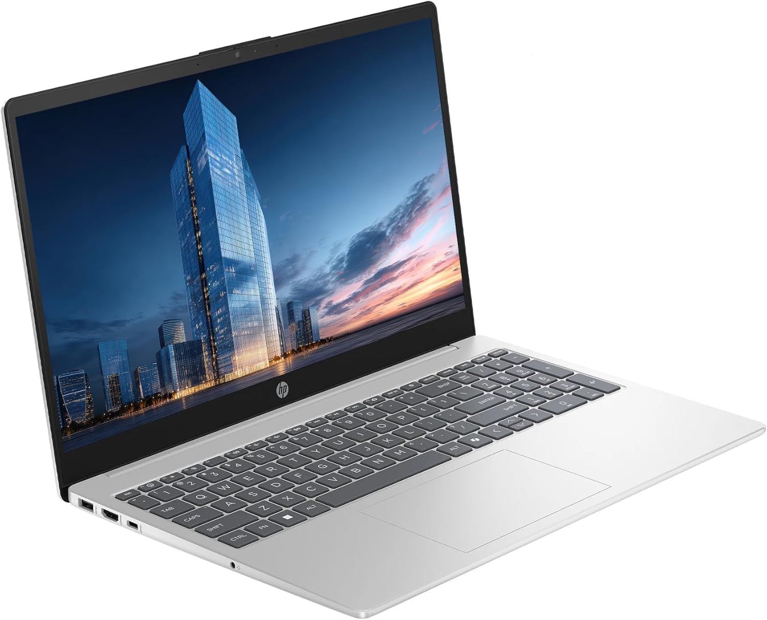 HP Laptop, 15.6" FHD Touchscreen Laptop Computer, Intel Core Ultra 5 125H 14-Core Processor, 24GB RAM 1.5TB Storage (1TB SSD+512GB External), Windows 11 with AI Copilot, PLUSERA Earphones, Silver