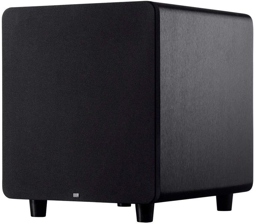 Monoprice SW-15 600 Watt RMS (800 Watt Peak) Powered Subwoofer - 15-Inch, Ported Design, Variable Phase Control, Variable Low Pass Filter, for Home Theater