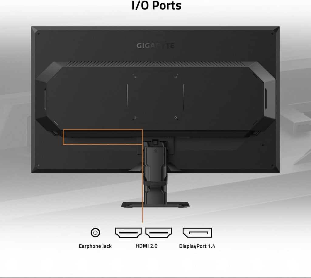 GIGABYTE - GS27QA SA - 27" IPS Gaming Monitor - QHD 2560x1440-180Hz - 1ms MPRT - AMD FreeSync - HDMI, DP - Black