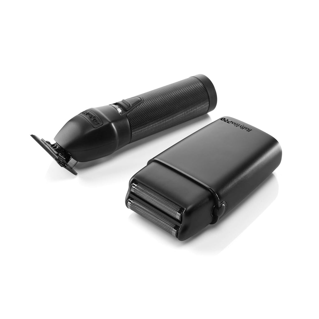 BaBylissPRO LIMITEDFX Cord/Cordless Hair Trimmer and Double Foil Hair Shaver Prepack, High-Performance Lithium-Ion Batteries for Long-Lasting Cutting