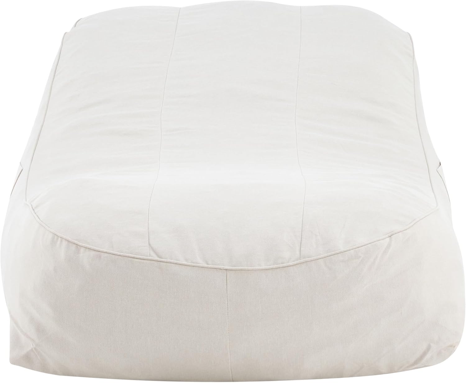 Christopher Knight Home Hilar Outdoor Bean Bag Chair, Fabric Bean Bag Lounger for Adults and Kids, Outdoor Comfy Reading Chair, Patio Lounge Sofa for Poolside Garden, Beige