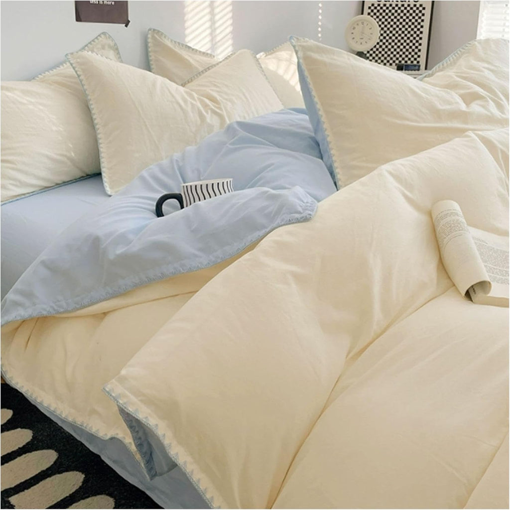 Skin-Friendly Cotton Bedding Sets Washable Bedding Sets Dormitory Home Bedding Sets Multi-Purpose Bedding Sets Reusable Bedding Sets Breathable