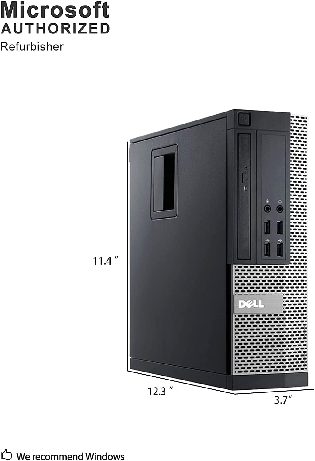 Dell Optiplex 9020 SFF High Performance Desktop Computer, Intel Core i7-4790 up to 4.0GHz, 16GB RAM, 960GB SSD, Windows 11 Pro, USB WiFi Adapter, (Renewed)