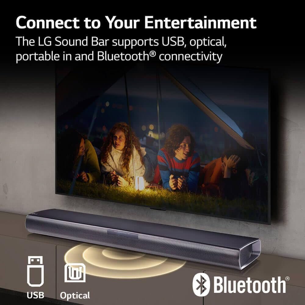 LG SQC4RKIT1 4.1 Channel Home Theatre Soundbar System, Wireless Subwoofer & Rear Speakers, Dolby Digital, Bluetooth
