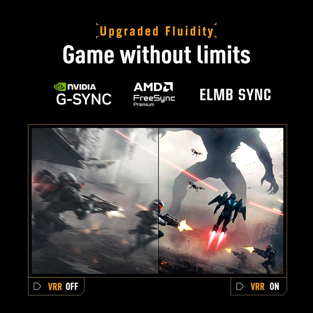 ASUS TUF Gaming Series 5 24.5” 1080P Monitor (VG259QMR5A) - Fast-IPS, 310Hz, 0.3ms, G-SYNC Compatible, FreeSync Premium, Extreme Low Motion Blur Sync, 99% sRGB, DisplayWidget, Gaming AI, 3 yr warranty