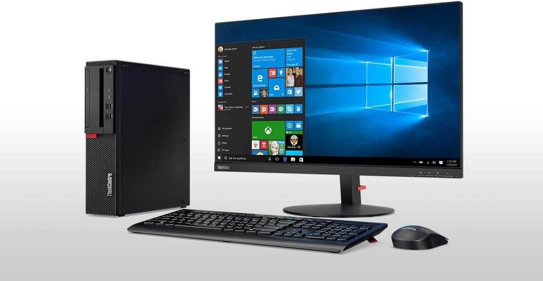 Lenovo ThinkCentre M910s SFF Desktop Computer PC,Intel i7-6700 up to 4.0GHz,32GB DDR4 RAM,New 512GB NVMe M.2 SSD,Build in WiFi BT,DVD-RW,Wireless Keyboard & Mouse,Windows 10 Pro(Renewed)