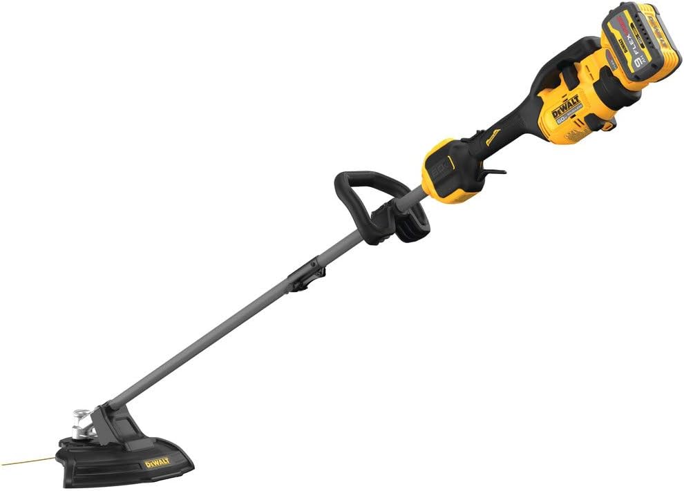 DEWALT 60V Cordless String Trimmer with Battery & Charger Included, 17 Inch, Attachment Capable (DCST972X1)