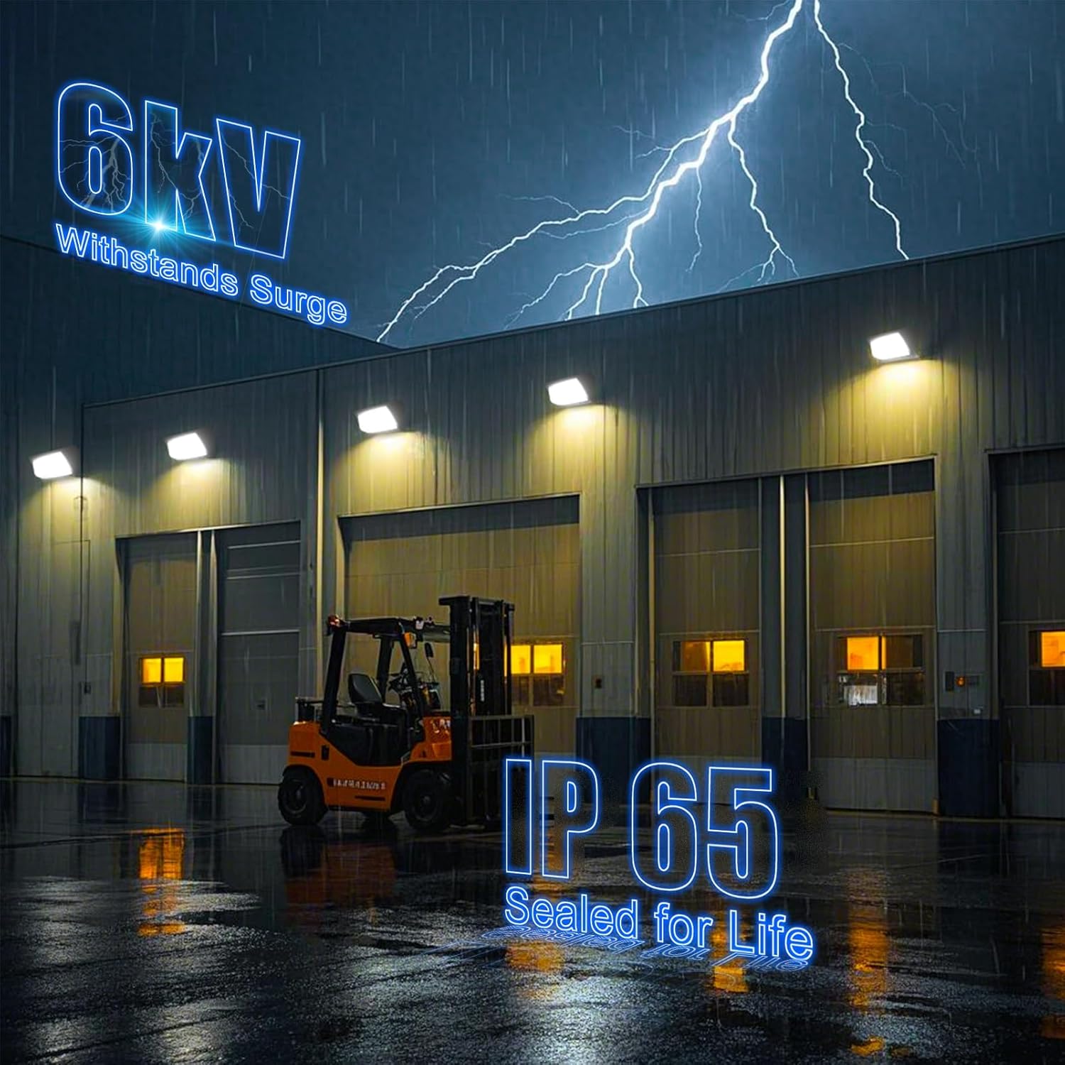 Lightdot 4Pack 200W LED Wall Pack Lights, 100-277v Dusk to Dawn with Photocell, 30000Lm(150Lm/W) 5000K IP65 Outdoor Exterior Lighting for Warehouse,Building,Yard,Factory,Garage, ETL(Height:15~30ft)