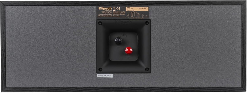 Klipsch R-41M Bookshelf Speakers (Pair) and R-52C Center Channel Home Theater Bundle