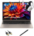 HP 15.6 inch FHD IPS Touchscreen Laptop, Windows 11 Pro, Intel Core i3-N305 Processor, 8GB RAM, 256GB SSD, Webcam Privacy Shutter, Copilot, w/Stylus Pen HDMI, Cozy Cashmere