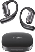SHOKZ OpenFit Pro Open-Ear True Wireless Earbuds with Open-Ear Noise Reduction, Optimised for Dolby Atmos, Deep Bass, 50H Playtime, AI-Powered Clear Calls for Work, Sport, Bluetooth 6.1, IP55, Black